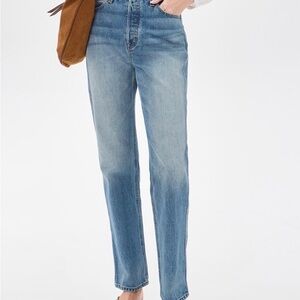 Alex Mill Carla High-Rise Straight Jeans Vintage Light Wash NWT Size 30